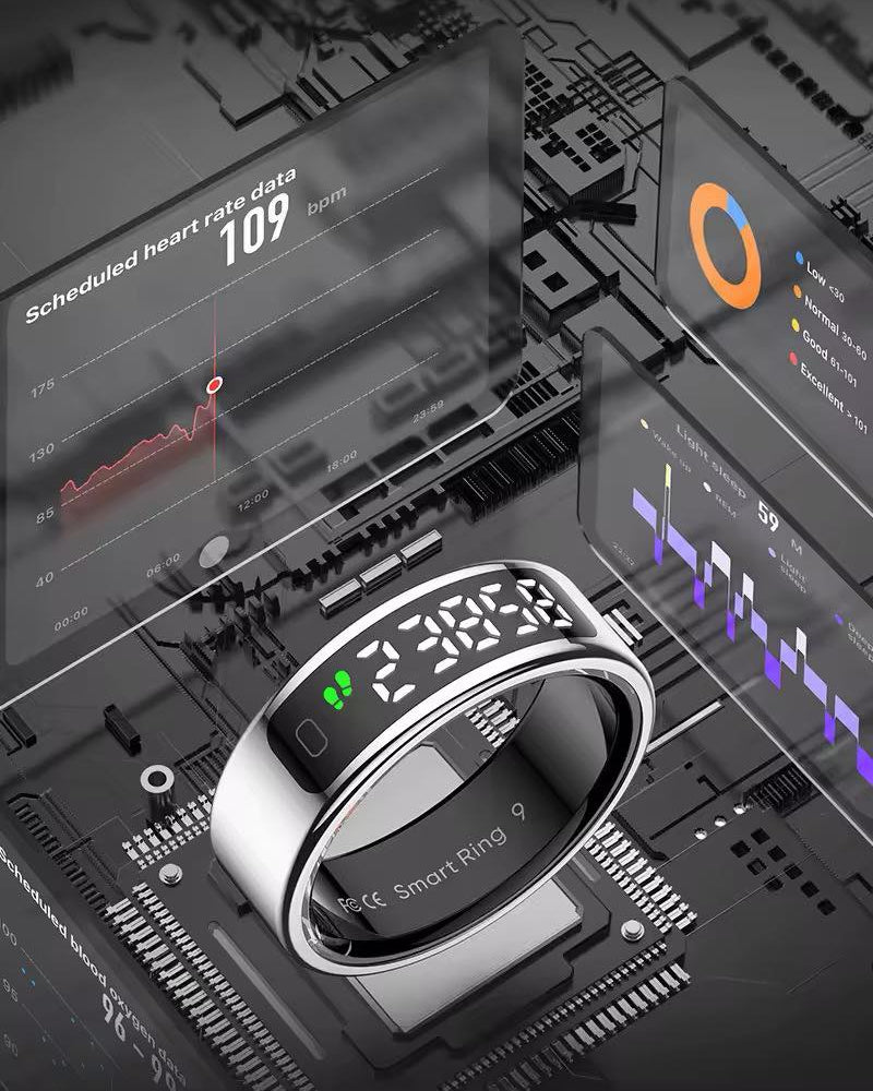 RingM8 Pro™ – Screen Control Health & Fitness Smart Ring
